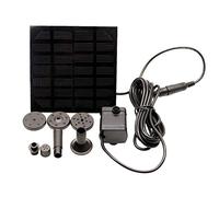 Hovico Fontaine solaire - Panneau pompe à eau pour bain d'oiseaux, kit de panneau solaire d'extérieur pour petit étang, terrasse, jardin et aquarium