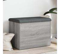 Hovothy Banc avec espace de rangement 62 x 42 x 45 cm - Banc de rangement - Assise - Meuble de chambre à coucher - Meuble d'entrée - Meuble de salon - Meuble à chaussures - Tabouret - Coffre - Bois -