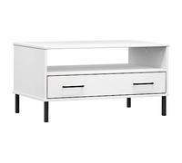 Hovothy Table Basse Table de Canapé Polyvalent Table D'appoint Meuble Pratique Décoration Intérieure Design Contemporain Gris 85x50x45 cm