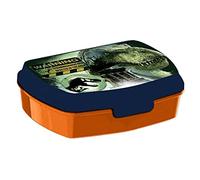 HOVUK Jurassic-World Boîte à déjeuner réutilisable de 20 cm pour enfants, garçons, cadeau pour l'école et le pique-nique à partir de 3 ans