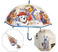 HOVUK Parapluie coupe-vent à bulles pour enfants, parapluies imperméables, parapluies cloches imprimés sous licence pour garçons de 3 à 7 ans, Pat' Patrouille., S