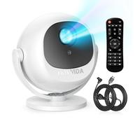 HOVVIDA Vidéoprojecteur 2025 Rétroprojecteur, Focus Électrique, Compatible avec 4K 1080P, Portable Projecteur Video, WiFi 6 Bluetooth 5.2, Rotation à 360°, App Intégrée