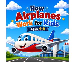 How Airplanes Work for Kids Ages 4-8: Fun and Simple Airplane Science Book, Learn About Wings, Engines, Pilots, Airports, and How Airplanes Fly