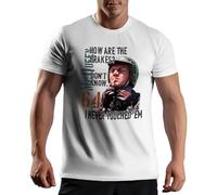 How are Your Brakes Steve Mcqueen T-Shirt Blanc pour Les Hommes Size XXL