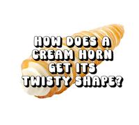 How Does a Cream Horn Get Its Twisty Shape?
