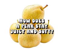 How Does a Pear Stay Juicy & Soft?