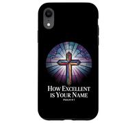 How Excellent is Your Name Psaume 8:1 Verse Coque pour iPhone XR