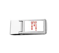 How Expression Morse Code Points Lines Slim Pince à billets en acier inoxydable Portefeuille de poche