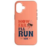 How Far I'll Run - Empowered Runner 10K Race Coque pour iPhone 16