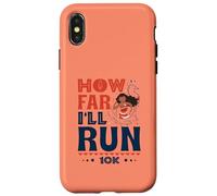 How Far I'll Run - Empowered Runner 10K Race Coque pour iPhone X/XS