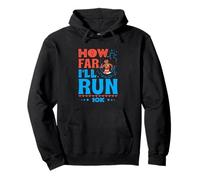 How Far I'll Run - Empowered Runner 10K Race Sweat à Capuche