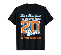 How Good You Care After 20 Years of Service Work Anniversary T-Shirt