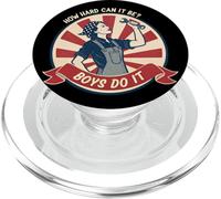 How Hard Can It Be Boys Do It Art féministe PopSockets PopGrip pour MagSafe