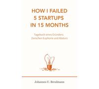 How I failed 5 startups in 15 months: Tagebuch eines Gründers: Zwischen Euphorie und Absturz