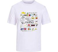 How I Met Your Mother T-Shirt Male Unisex T-Shirt Men Black L