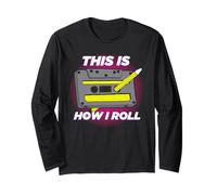 How i roll Tenue des années 80 Manche Longue
