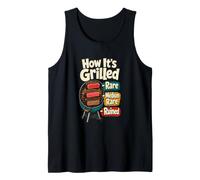 How It's Grilled Funny BBQ Pitmaster Steak Humour Débardeur