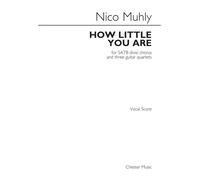 How Little You Are / Vocal Score