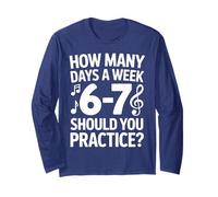 How Many Days A Week Should You Practice Music 6-7 Six Seven Manche Longue