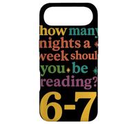 How Many Nights Should You Be Reading 6-7 Reader Bibliophile Coque pour iPhone Air