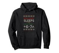 How Many Sleeps Til Christmas 6-7 Meme Holiday Christmas Party Sweat à Capuche