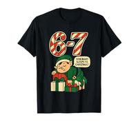 How Many Sleeps Til Christmas Funny Six Seven 6-7 Hommes Femmes T-Shirt