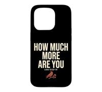How Much More are You Luke Christian Raven Bible Verse Coque pour iPhone 15 Pro