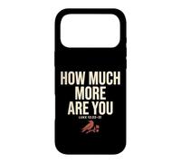 How Much More are You Luke Christian Raven Bible Verse Coque pour iPhone 17 Pro Max