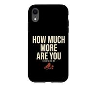 How Much More are You Luke Christian Raven Bible Verse Coque pour iPhone XR