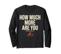 How Much More are You Luke Christian Raven Bible Verse Manche Longue