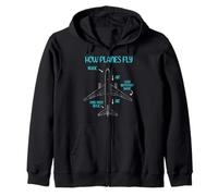How Planes Fly Magic Air Funny Pilot Aviation Humour Aviation Sweat à Capuche