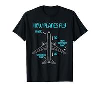 How Planes Fly Magic Air Funny Pilot Aviation Humour Aviation T-Shirt