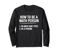 How to Be A Math Person Funny Mathematics Teacher Manche Longue
