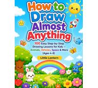 How to Draw Almost Anything for Kids: 100 Easy Step-by-Step Drawing Lessons Featuring Animals, Vehicles, Nature, Food, Fantasy, Space, and Creative Activities
