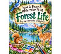 How to Draw and Watercolor Paint Forest Life