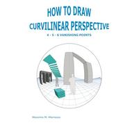 How to draw curvilinear perspective: 4 - 5 - 6 vanishing points
