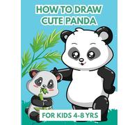 How to Draw Cute Panda for Kids Ages 4-8: Easy Step-by-Step Grid Drawing | Unlock Your Child's Creativity with This Simple Panda Drawing