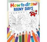 How to Draw Rainy Days: Draw Rainy Day Scenes Using Grid Method for Kids and Beginners