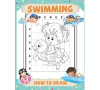 How To Draw Swimming: Easy Learn To Draw Sport Player Step By Step For Kids And Beginners Great Gift On Holiday