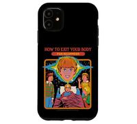 How to Exit Your Body Sarcastic Retro Funny Adult Humor Coque pour iPhone 11