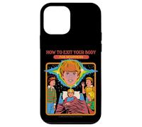 How to Exit Your Body Sarcastic Retro Funny Adult Humor Coque pour iPhone 12 Mini