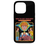 How to Exit Your Body Sarcastic Retro Funny Adult Humor Coque pour iPhone 13 Pro