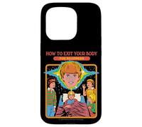 How to Exit Your Body Sarcastic Retro Funny Adult Humor Coque pour iPhone 15 Pro