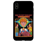 How to Exit Your Body Sarcastic Retro Funny Adult Humor Coque pour iPhone XS Max