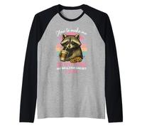 How to Make Me Do Anything Funny Sarcastic Raton Laveur Manche Raglan