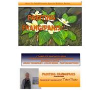 How to Paint Flowers in Oils- Painting Frangipanis