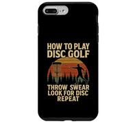 How to Play Disc Golf Funny Retro Graphic Coque pour iPhone 7 Plus/8 Plus