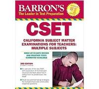 How to Prepare for the CSET, Barron's CSET Robert D. Postman (Auteur)