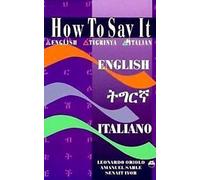 How To Say It English/Tigrinya/Italian