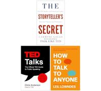 How to Talk to Anyone, TED Talks & The Storyteller's Secret 3 Books Collection Set